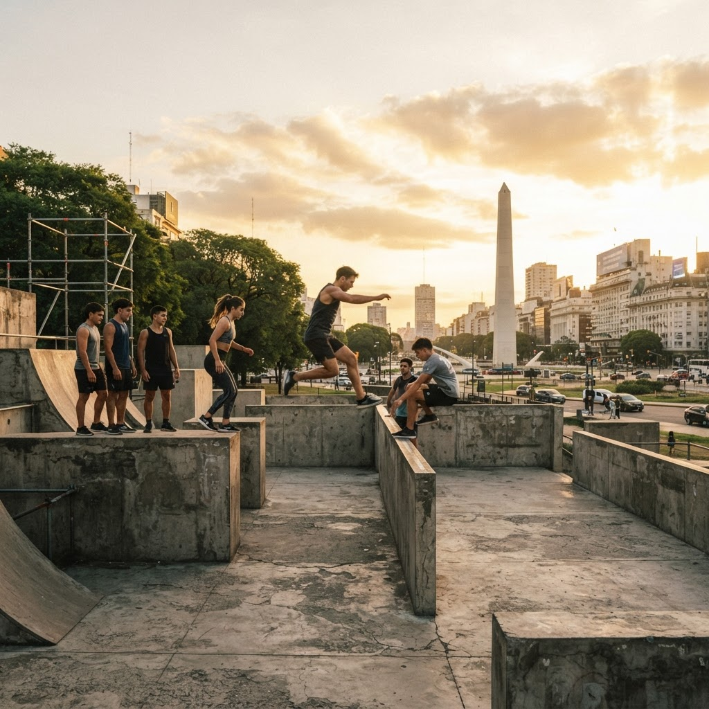 Comunidad de parkour en Argentina